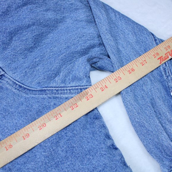 90's Mickey Mouse Denim Jacket Size 2X - Picture 7 of 9